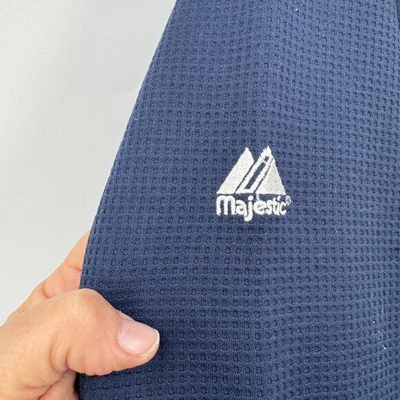 Majestic Athletic Men's Navy Sweatshirt size XL ? READ - Picture 6 of 9